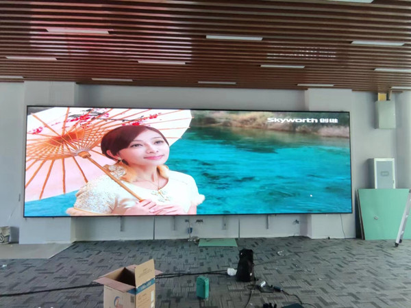 武陟P1.53led小间距屏安装案例